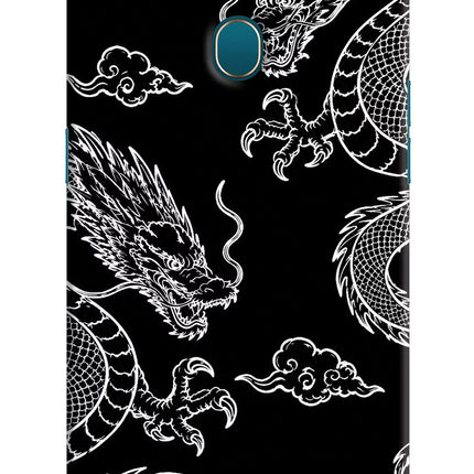 Twin Dragons Oppo A7/A5s/A12 Hard Case Back Cover by Casekaro