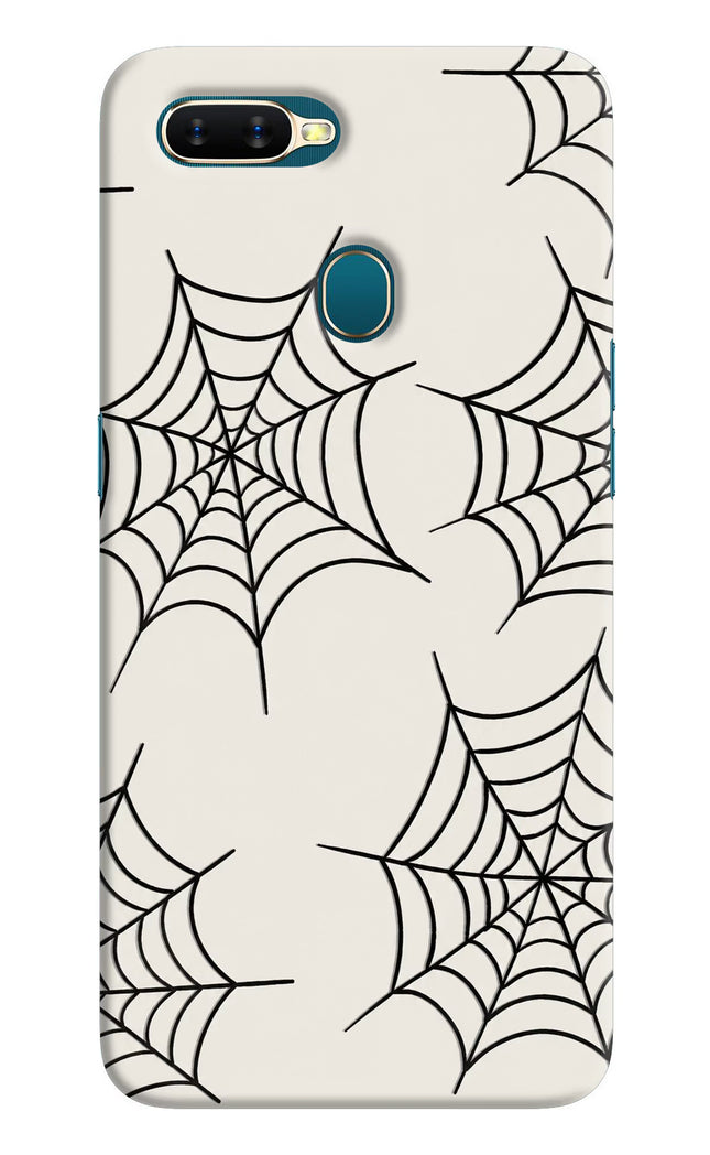 Spider Web Oppo A7/A5s/A12 Hard Case Back Cover by Casekaro