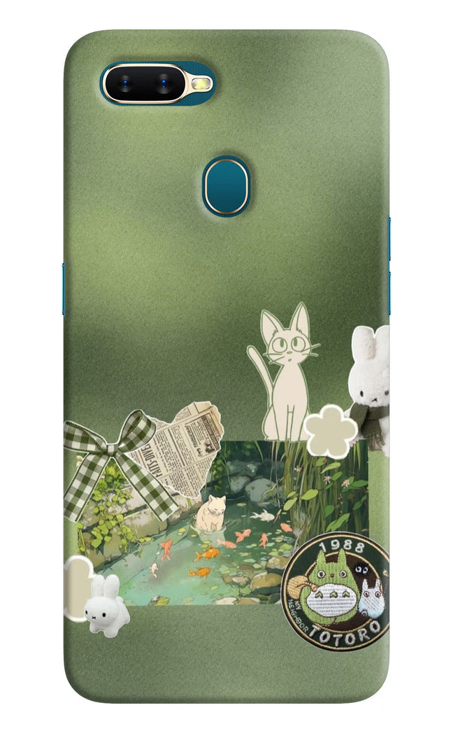 Aesthetic anime Oppo A7/A5s/A12 Hard Case Back Cover by Casekaro