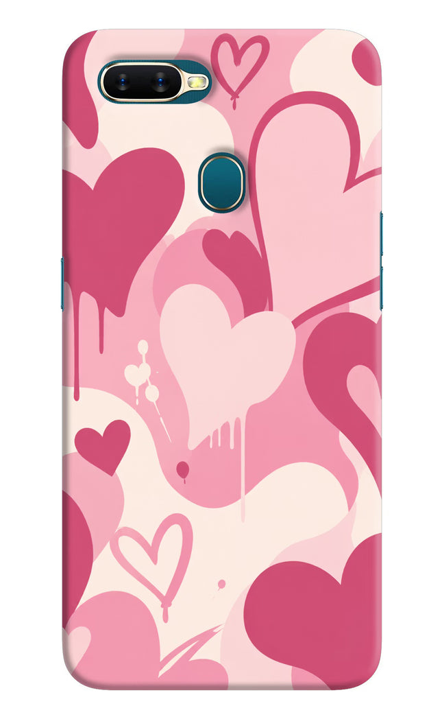 Hearty case Oppo A7/A5s/A12 Hard Case Back Cover by Casekaro