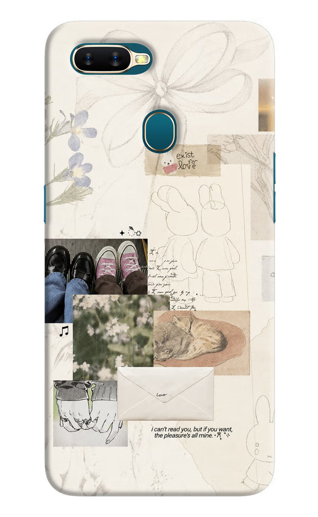 Soft Aesthetic Oppo A7/A5s/A12 Hard Case Back Cover by Casekaro