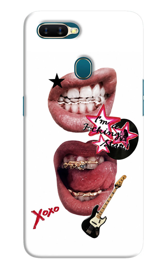 Rockstar Oppo A7/A5s/A12 Hard Case Back Cover by Casekaro