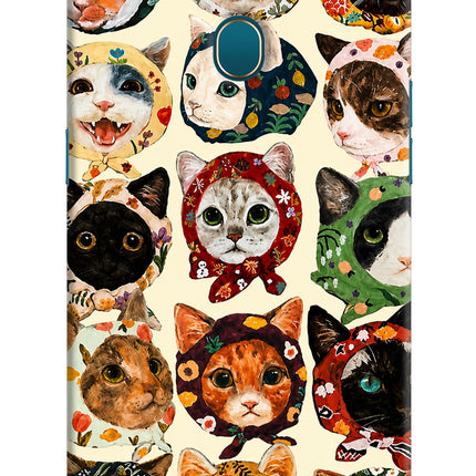 Cool Cat Oppo A7/A5s/A12 Hard Case Back Cover by Casekaro