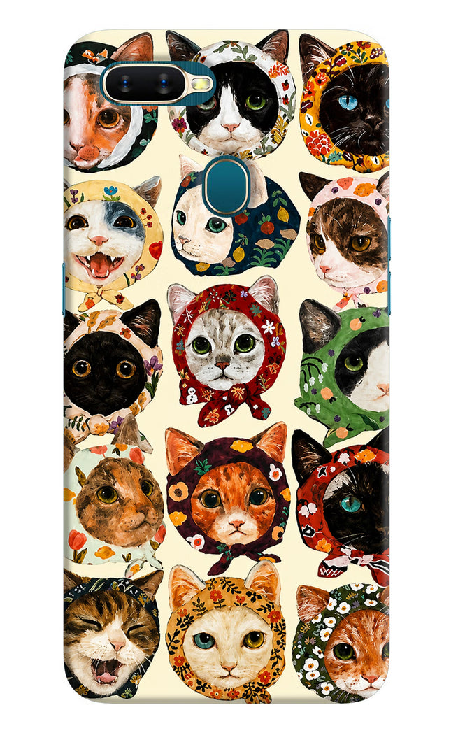 Cool Cat Oppo A7/A5s/A12 Hard Case Back Cover by Casekaro