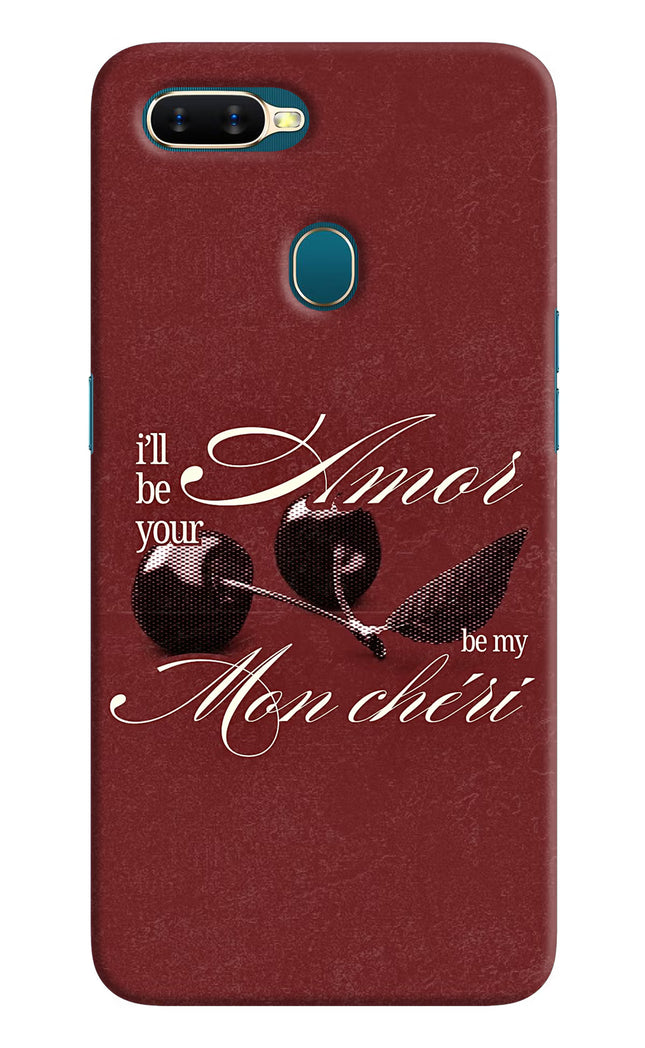 Velvet Cherry Oppo A7/A5s/A12 Hard Case Back Cover by Casekaro