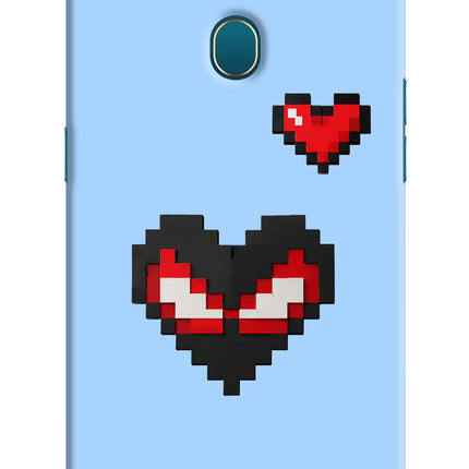 Peter Heart Oppo A7/A5s/A12 Hard Case Back Cover by Casekaro