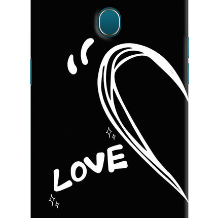 Love Line Oppo A7/A5s/A12 Hard Case Back Cover by Casekaro