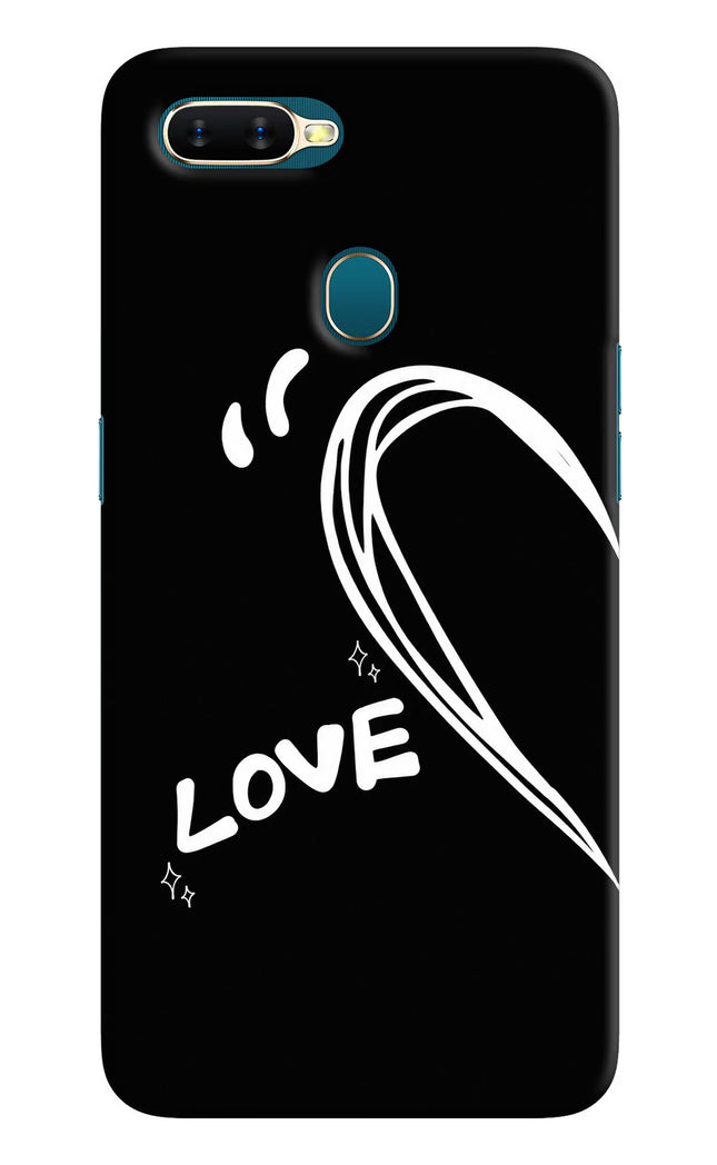 Love Line Oppo A7/A5s/A12 Hard Case Back Cover by Casekaro