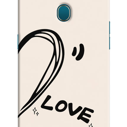 Soul Line Oppo A7/A5s/A12 Hard Case Back Cover by Casekaro
