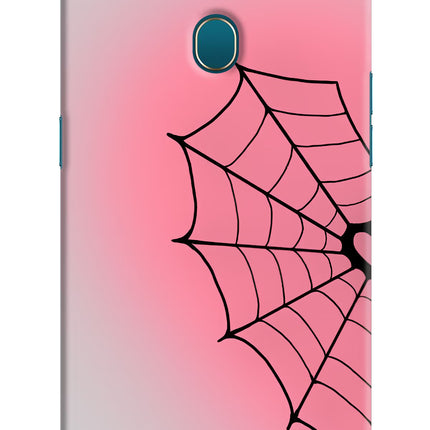 Pink Web Oppo A7/A5s/A12 Hard Case Back Cover by Casekaro