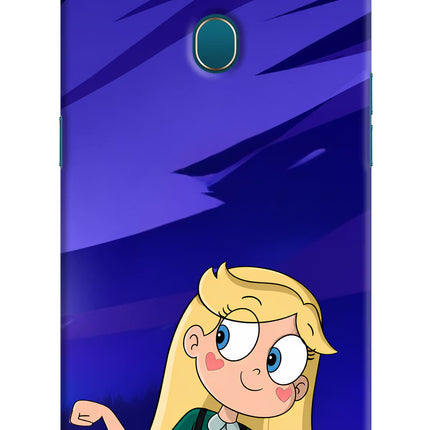 Star Glow Oppo A7/A5s/A12 Hard Case Back Cover by Casekaro