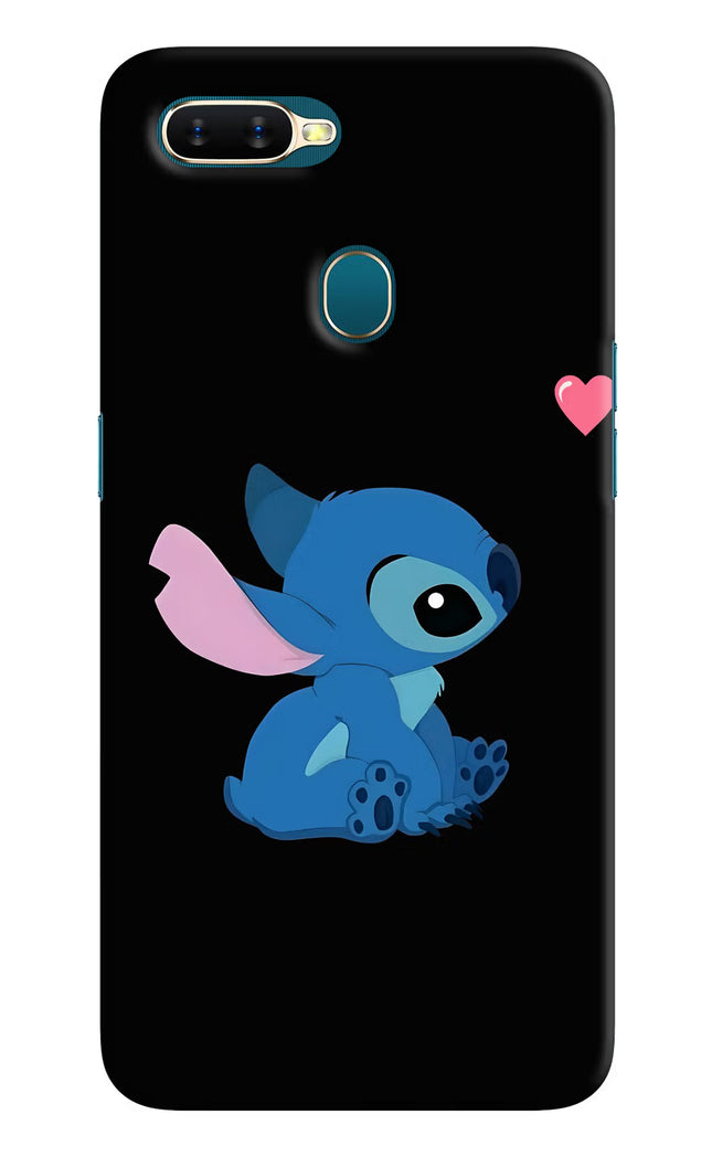 Stitch Crush Oppo A7/A5s/A12 Hard Case Back Cover by Casekaro