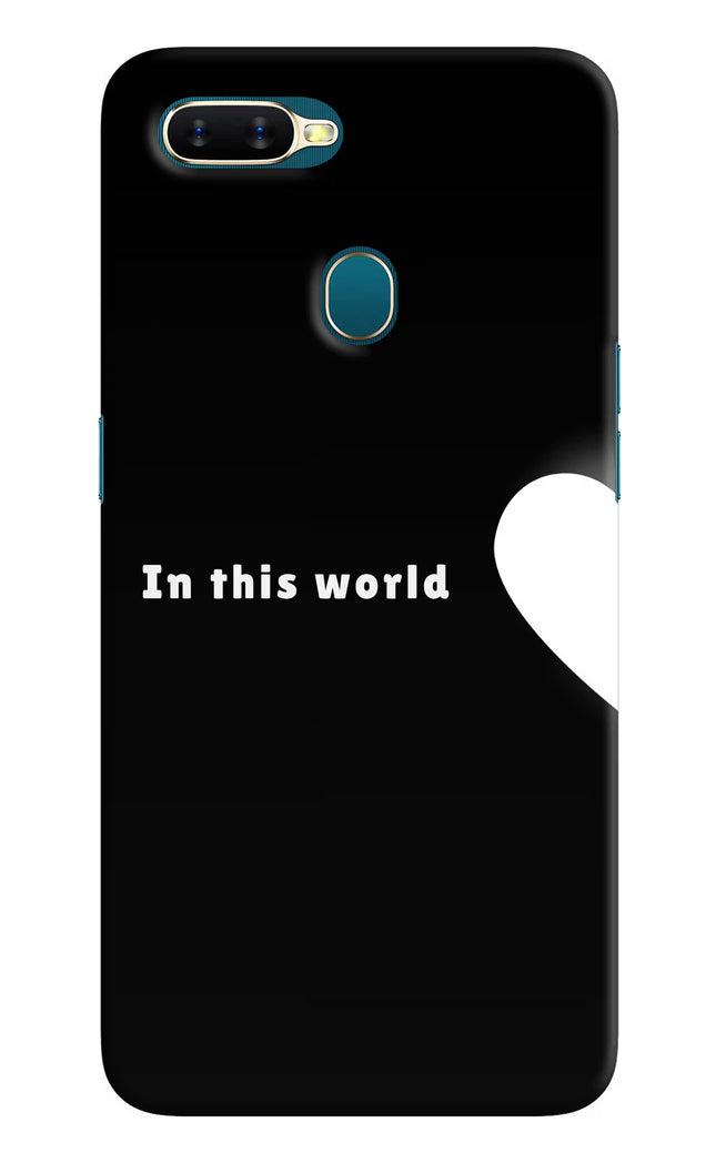 This World Oppo A7/A5s/A12 Hard Case Back Cover by Casekaro