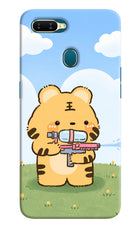 Tiger Treat Oppo A7/A5s/A12 Hard Case Back Cover by Casekaro