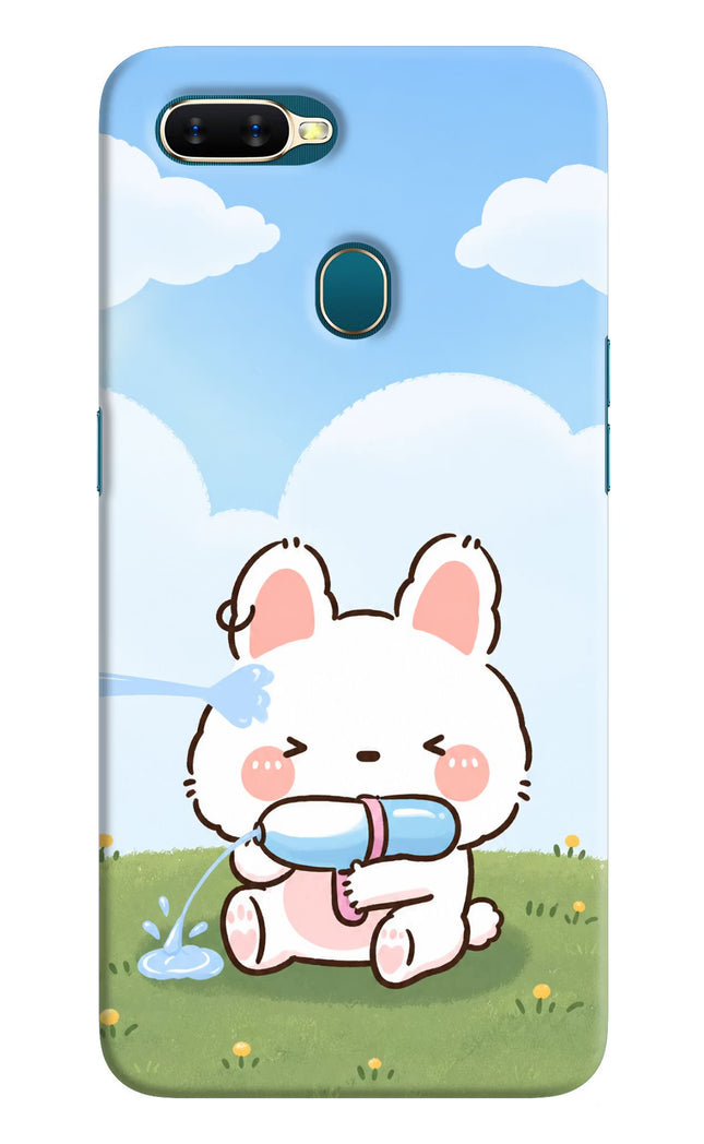 Bunny Treat Oppo A7/A5s/A12 Hard Case Back Cover by Casekaro