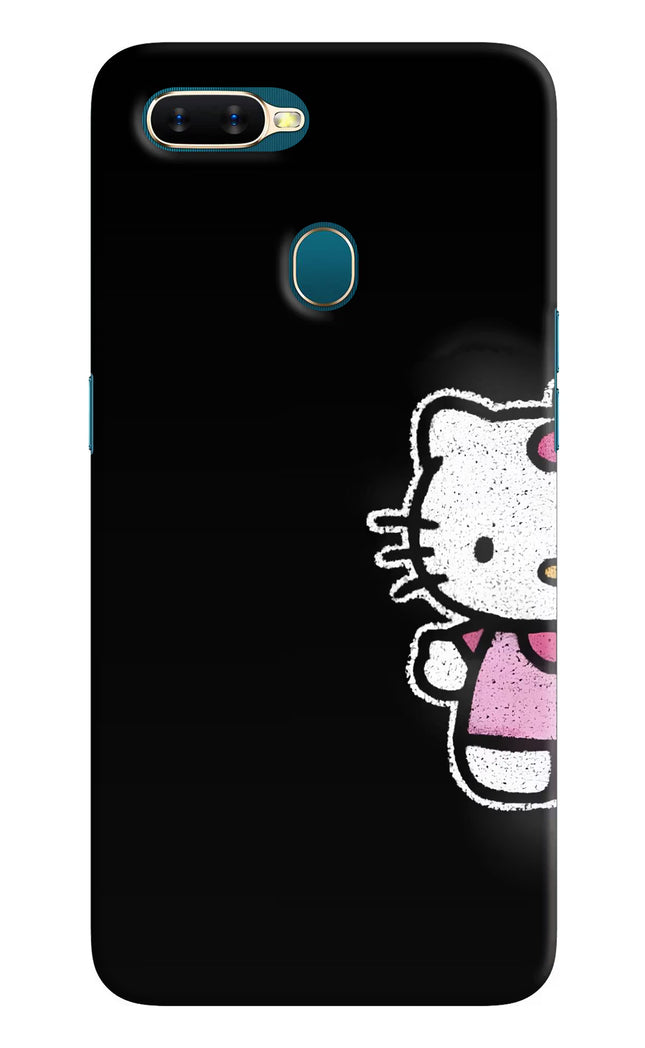 Kitty Charm Oppo A7/A5s/A12 Hard Case Back Cover by Casekaro
