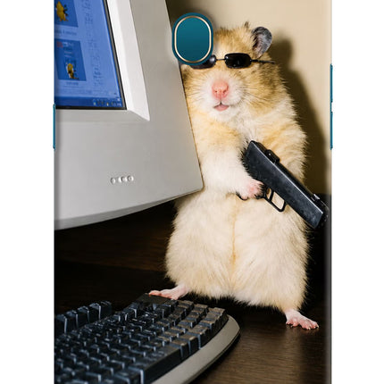 Hacker Hamster Oppo A7/A5s/A12 Hard Case Back Cover by Casekaro