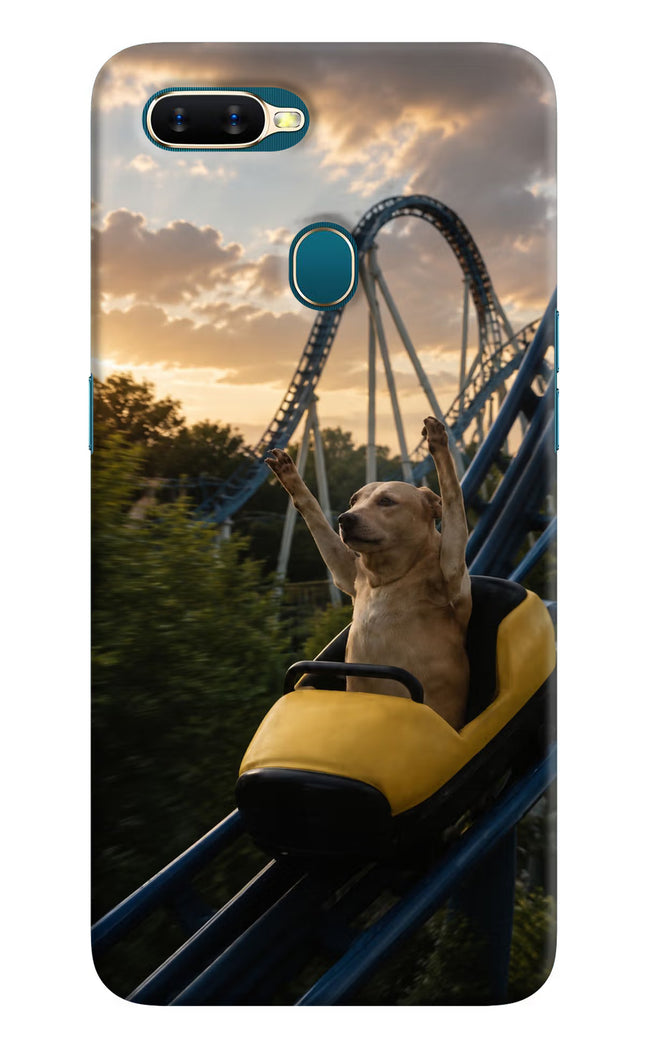 Rollercoaster Dog Oppo A7/A5s/A12 Hard Case Back Cover by Casekaro