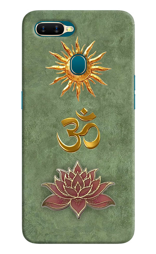 Om & Lotus Oppo A7/A5s/A12 Back Cover