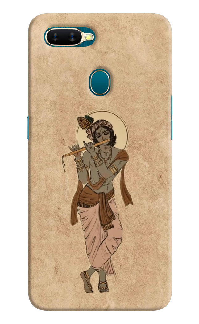 Krishna Oppo A7/A5s/A12 Hard Case Back Cover by Casekaro