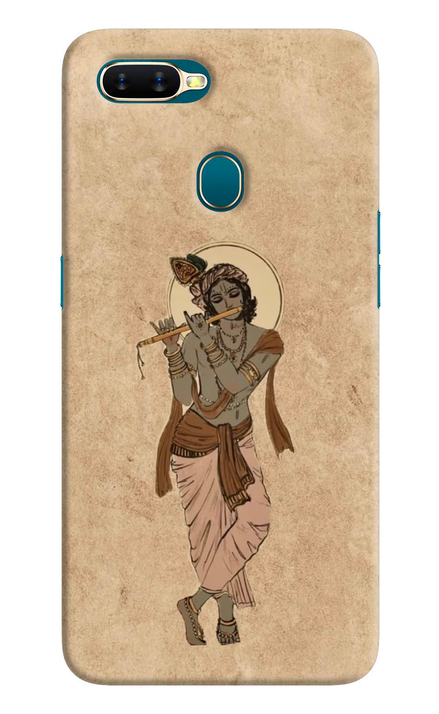 Krishna Oppo A7/A5s/A12 Back Cover, Hard case