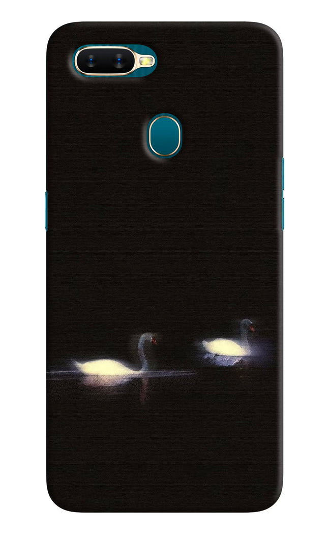 Silent Swans Oppo A7/A5s/A12 Hard Case Back Cover by Casekaro