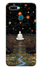 Space Monk Oppo A7/A5s/A12 Hard Case Back Cover by Casekaro