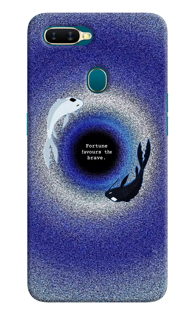 Dark Koi Oppo A7/A5s/A12 Hard Case Back Cover by Casekaro