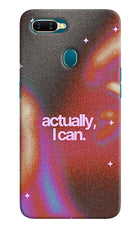 Pink Aura Oppo A7/A5s/A12 Hard Case Back Cover by Casekaro