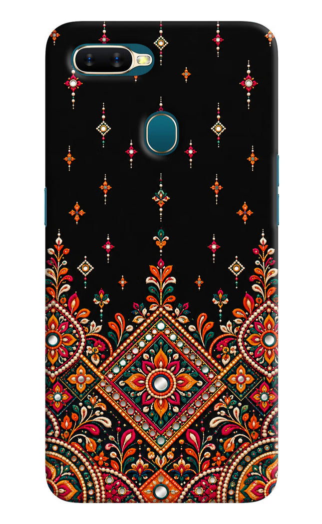 Noir Mehfil Oppo A7/A5s/A12 Hard Case Back Cover by Casekaro