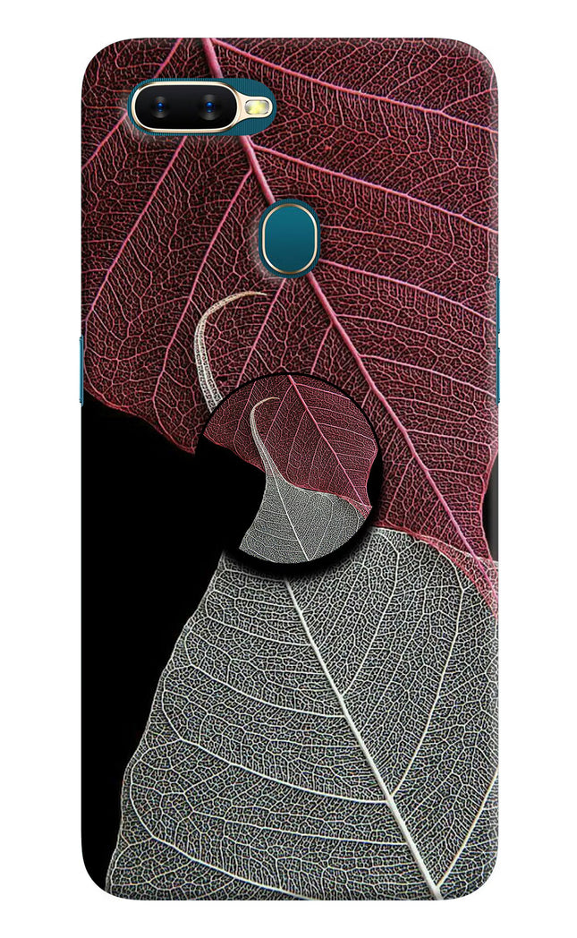 Leaf Pattern Oppo A7/A5s/A12 Pop Case by Casekaro