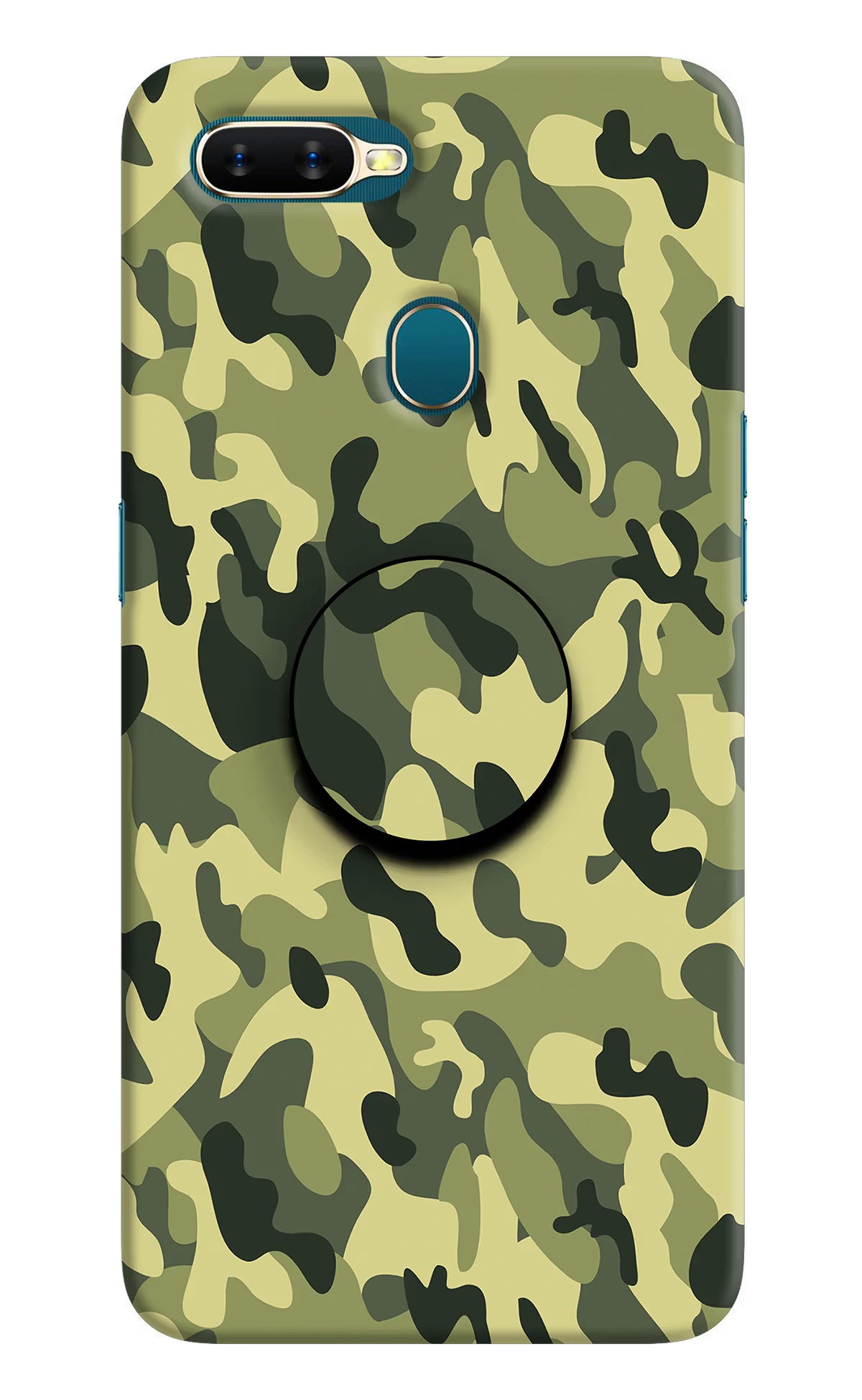 Camouflage Oppo A7/A5s/A12 Pop Case by Casekaro