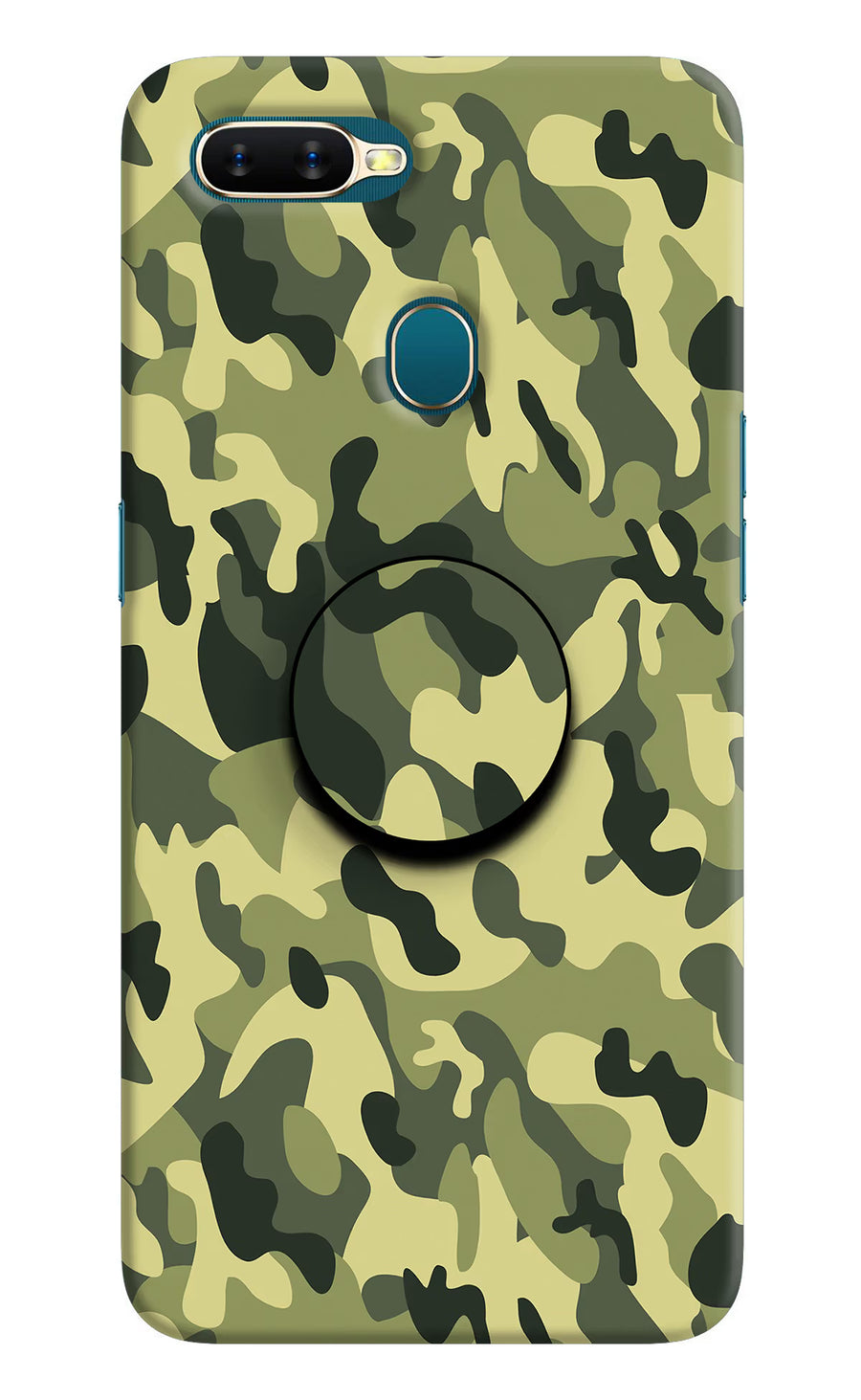 Camouflage Oppo A7/A5s/A12 Pop Case, Hard case