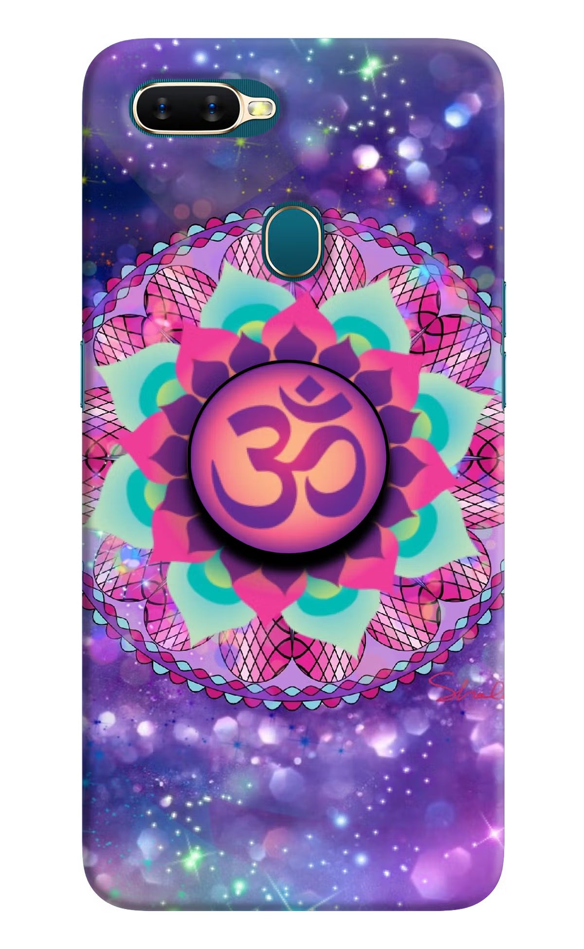 Om Purple Oppo A7/A5s/A12 Pop Case by Casekaro