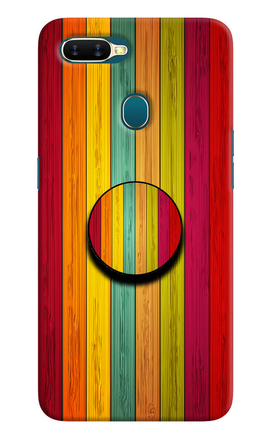 Multicolor Wooden Oppo A7/A5s/A12 Pop Case by Casekaro