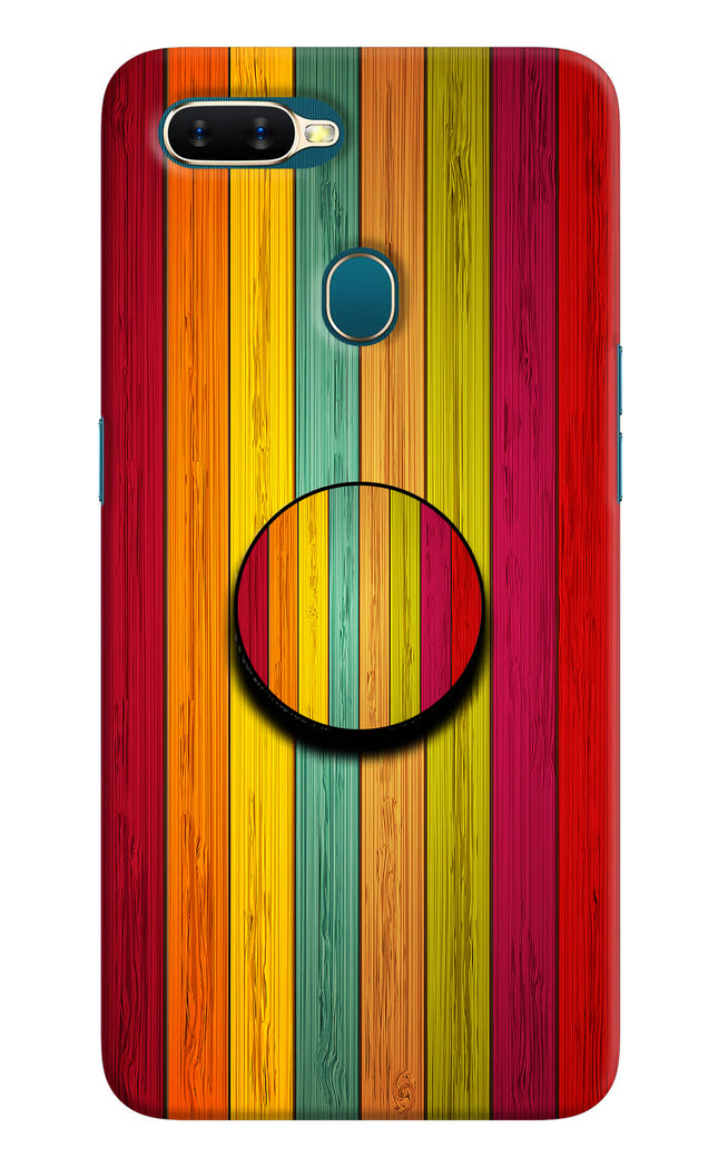 Multicolor Wooden Oppo A7/A5s/A12 Pop Case by Casekaro