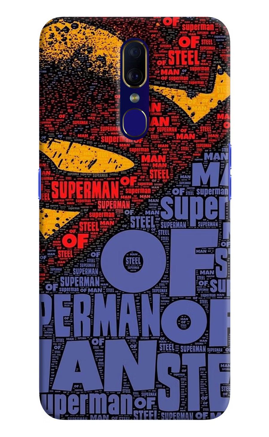 Superman Oppo F11 Back Cover, Hard case