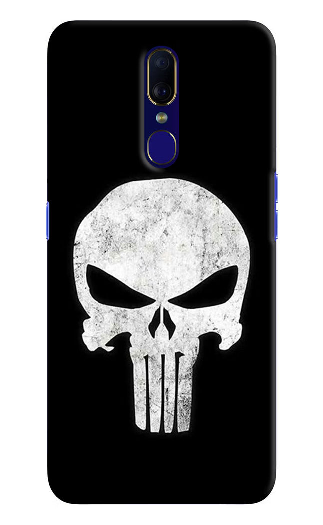 Punisher Skull Oppo F11 Hard Case Back Cover by Casekaro