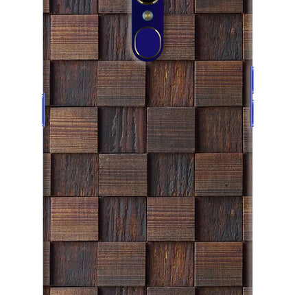 Wooden Cube Design Oppo F11 Hard Case Back Cover by Casekaro
