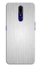 Wooden Grey Texture Oppo F11 Hard Case Back Cover by Casekaro