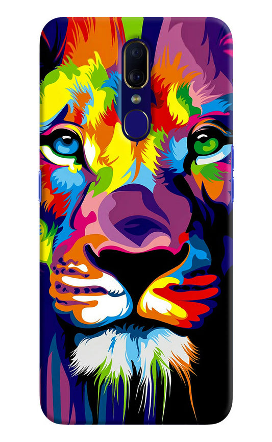 Lion Oppo F11 Hard Case Back Cover by Casekaro