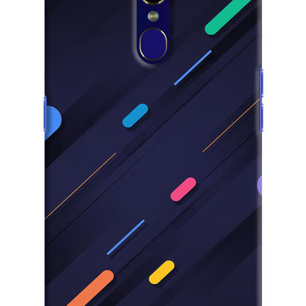 Abstract Design Oppo F11 Hard Case Back Cover by Casekaro