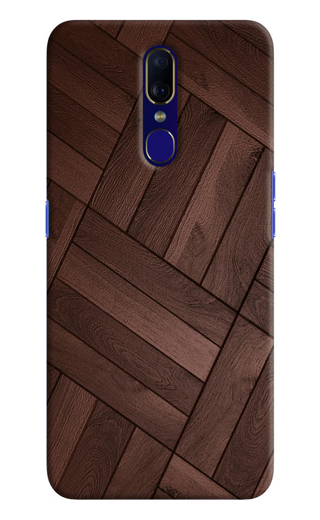 Wooden Texture Design Oppo F11 Hard Case Back Cover by Casekaro