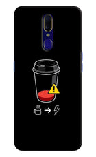 Coffee Oppo F11 Hard Case Back Cover by Casekaro