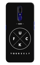 Go Fuck Yourself Oppo F11 Hard Case Back Cover by Casekaro
