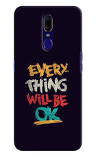 Everything Will Be Ok Oppo F11 Hard Case Back Cover by Casekaro
