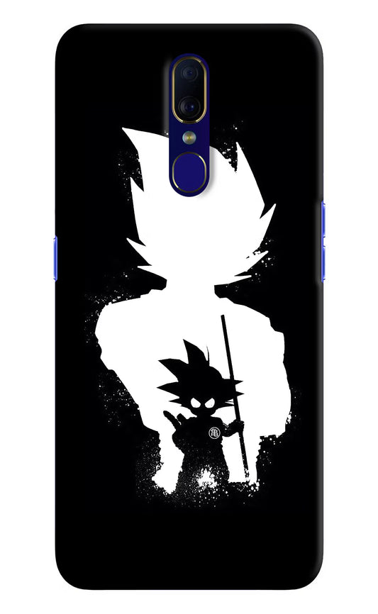 Goku Shadow Oppo F11 Hard Case Back Cover by Casekaro