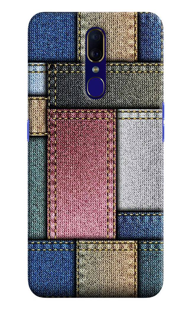 Multicolor Jeans Oppo F11 Hard Case Back Cover by Casekaro