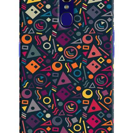 Geometric Abstract Oppo F11 Hard Case Back Cover by Casekaro