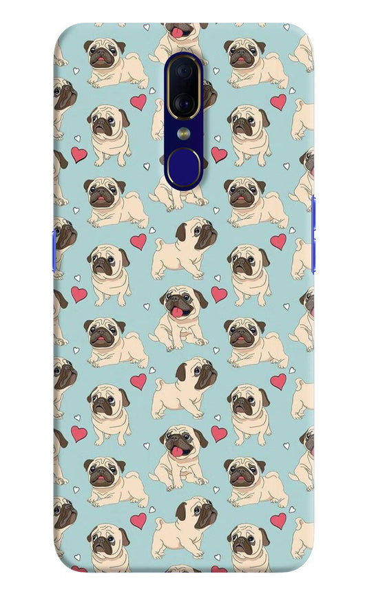 Pug Dog Oppo F11 Hard Case Back Cover by Casekaro